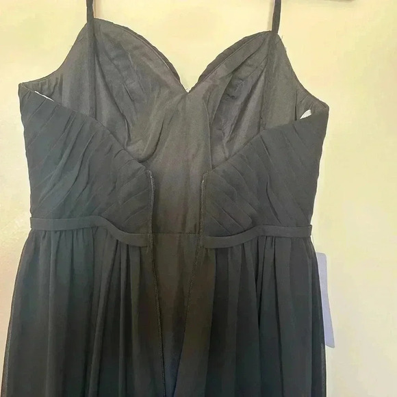 NWT Azazie Black Zuma Dress in Size 6 - Picture 12 of 16